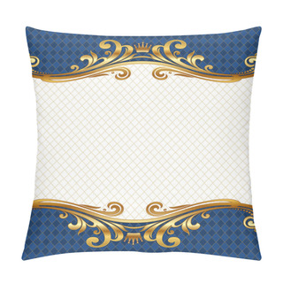 Personality  Ornate Golden Frame Pillow Covers