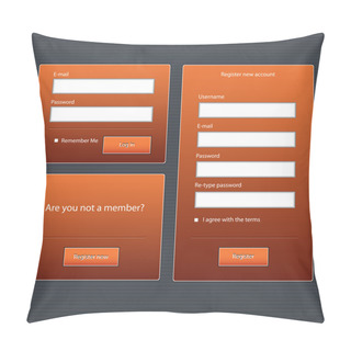 Personality  Vector Web Elements. Vector Illustration  Pillow Covers