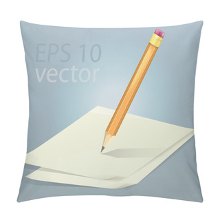 Personality  Vector Papers And Pencil Pillow Covers