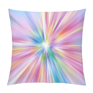Personality  Colorful Rays Of Light Explosion Pillow Covers