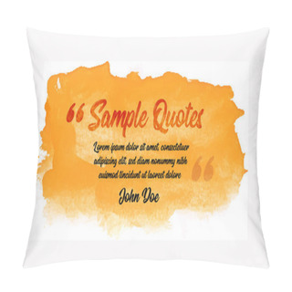 Personality  Saying Or Motivational Fragment On The Background Of A Paint Fill. Quotes Vector Design Illustration On White Pillow Covers