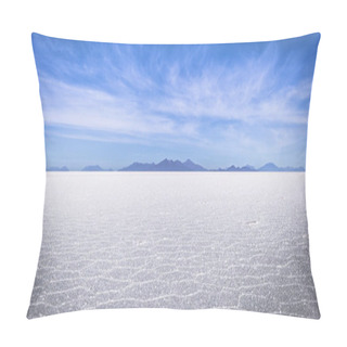 Personality  Landscape Of The Uyuni Salt Flats, Bolivia Pillow Covers