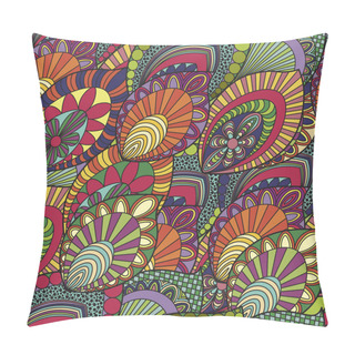 Personality  Seamless Vector Bright Pattern With Diagonal Pattern In Ethnic Style Pillow Covers