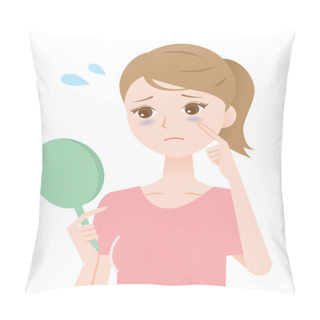 Personality  Dark Circles Under The Eyes Pillow Covers