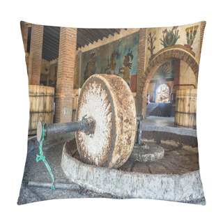 Personality  Stone Grinding Wheel Pillow Covers