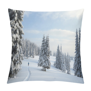 Personality  Walking In The Winter Forest Pillow Covers