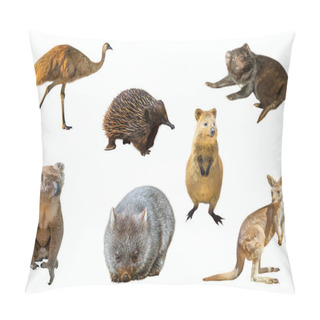 Personality  Australian Animals Isolated Pillow Covers