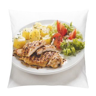 Personality  Fried Chicken Fillets Pillow Covers