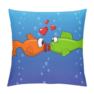 Personality  Fish Love Pillow Covers