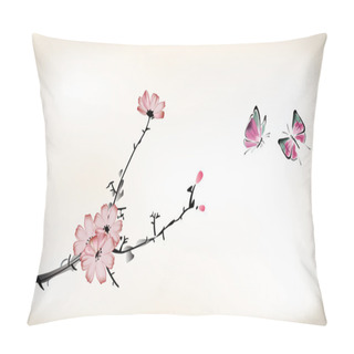 Personality  Blossom Painting Pillow Covers