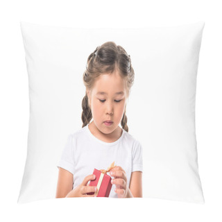 Personality   Child With Red Gift Box Pillow Covers