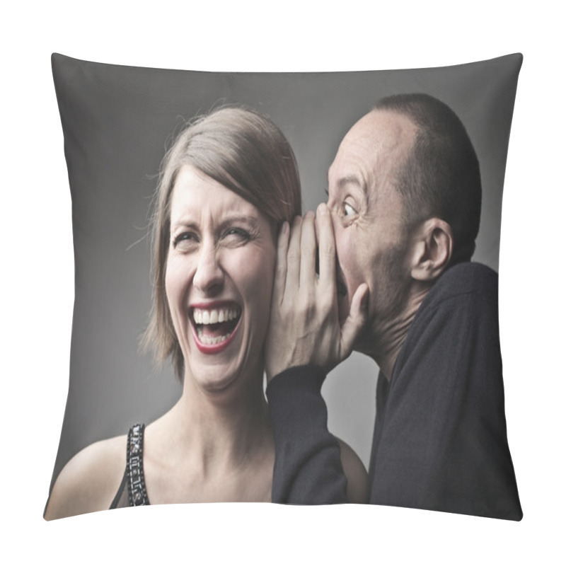 Personality  Telling Jokes Pillow Covers
