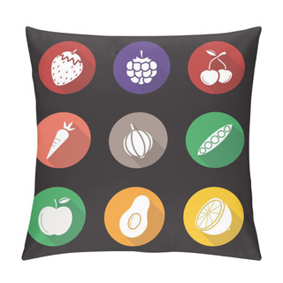 Personality  Fruit, Berries And Vegetables  Pillow Covers