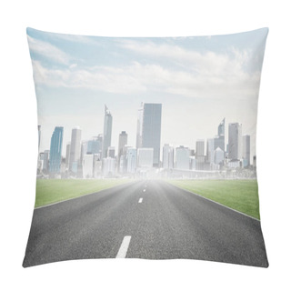 Personality  Road To Big City Concept Pillow Covers