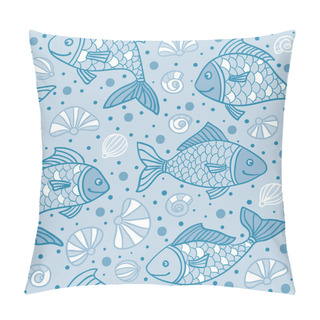 Personality  Pattern With Fish Pillow Covers
