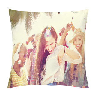 Personality  Friendship Dancing Happiness Concept Pillow Covers