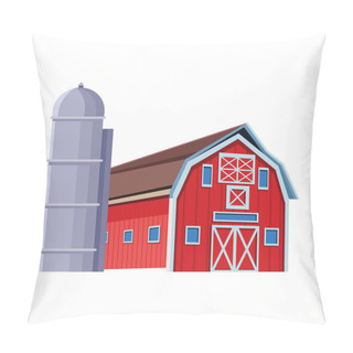 Personality  Wooden Farm Barn And Granary Design Pillow Covers