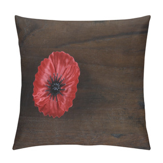 Personality  Les We Forget Poppy For Remembrance Day Pillow Covers