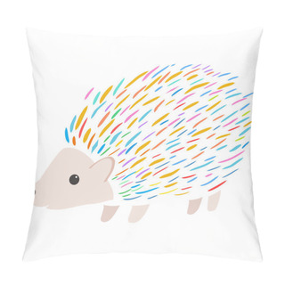 Personality  Colorful Cute Porcupine Pillow Covers
