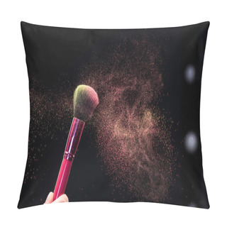 Personality  Make-up Brush With Powder Explosion Pillow Covers