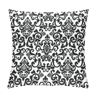 Personality  Black Seamless Pattern, Vector Silhouette Pillow Covers