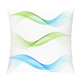Personality  Abstract Color Wave Design Element Pillow Covers