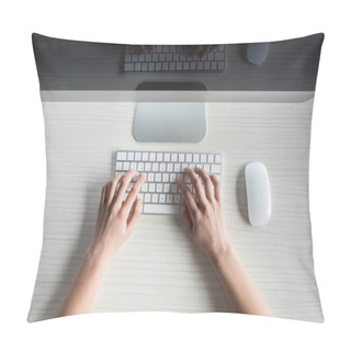 Personality  Student Working On Computer Pillow Covers