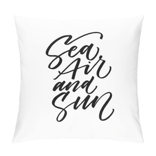 Personality  Sea, Air And Sun Card.  Pillow Covers