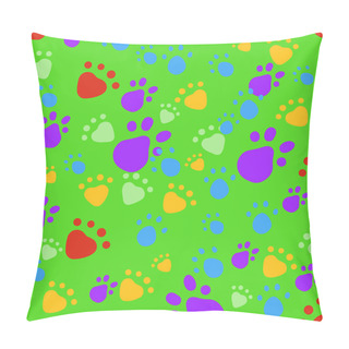 Personality  Bright Pet Seamless Pattern Pillow Covers