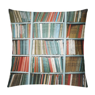Personality  Bookshelves Concept Of Archive Pillow Covers