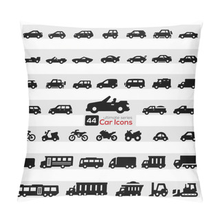 Personality  Car Icon Set Pillow Covers