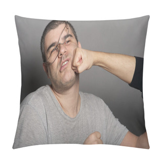 Personality  Punch In The Face Impact Pillow Covers