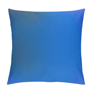 Personality  Cobalt Blue Daytime Background Beautiful Elegant Illustration Graphic Art Design Pillow Covers