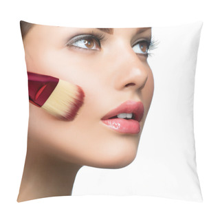 Personality  Cosmetic. Base For Perfect Make-up. Applying Make-up Pillow Covers