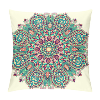 Personality  Mandala, Circle Decorative Spiritual Indian Symbol Of Lotus Flow Pillow Covers