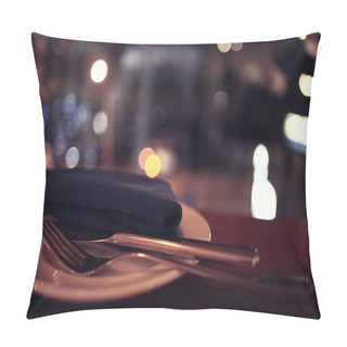Personality  Restaurant Table Setting Pillow Covers