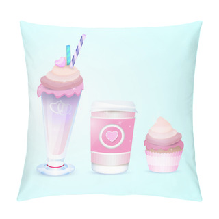Personality  Different Vector Ice-cream Pillow Covers