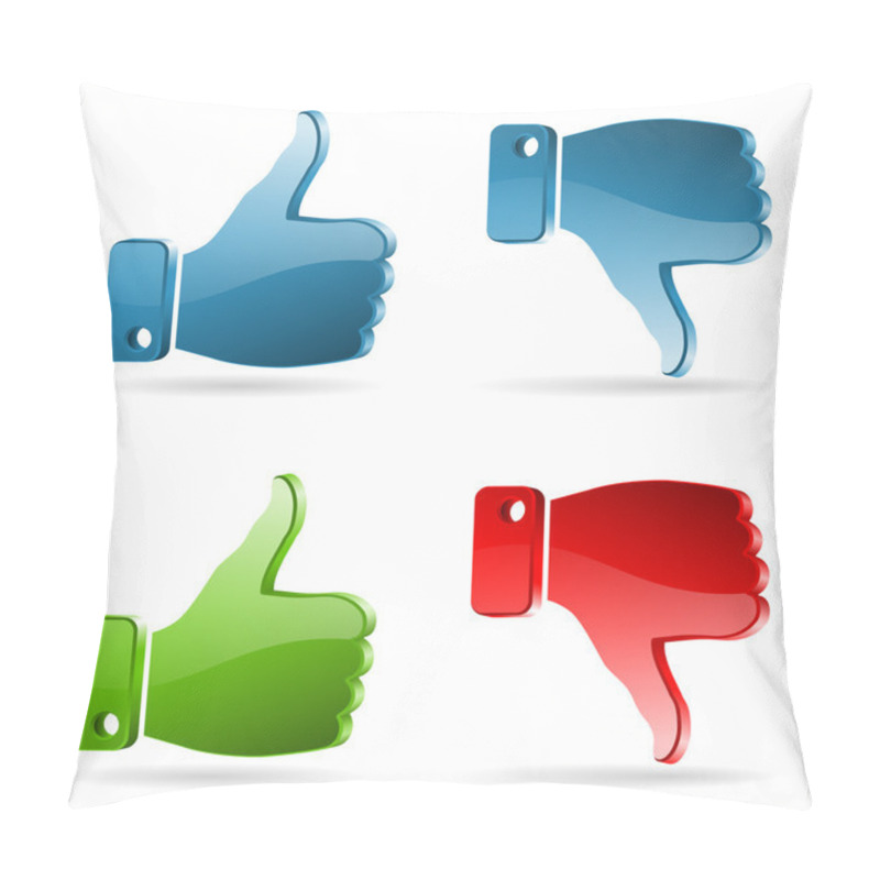 Personality  Set Social Media Sticker Pillow Covers