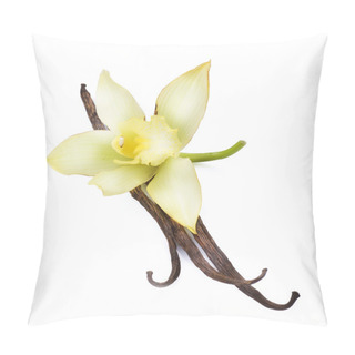 Personality  Vanilla Pods And Flower Pillow Covers