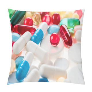 Personality  Medical Pills And Capsules Pillow Covers