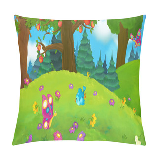 Personality  Cartoon Scene For Fairy Tales Pillow Covers