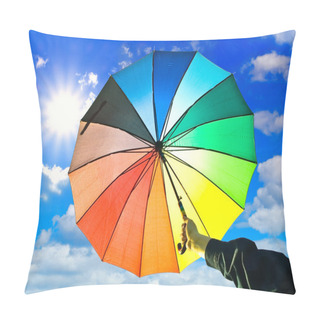 Personality  Umbrella In Hand Pillow Covers