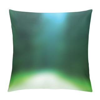 Personality  Abstract Background - Blurred Image - Green Forest Pillow Covers