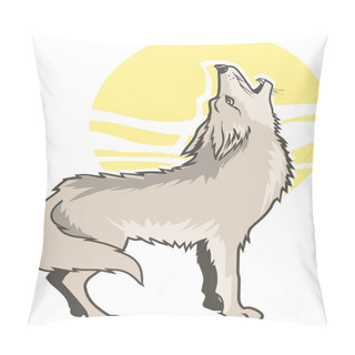 Personality  Howling Coyote Pillow Covers