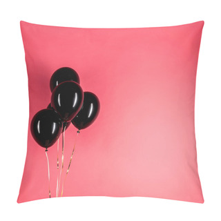 Personality  Pack Of Black Balloons Pillow Covers