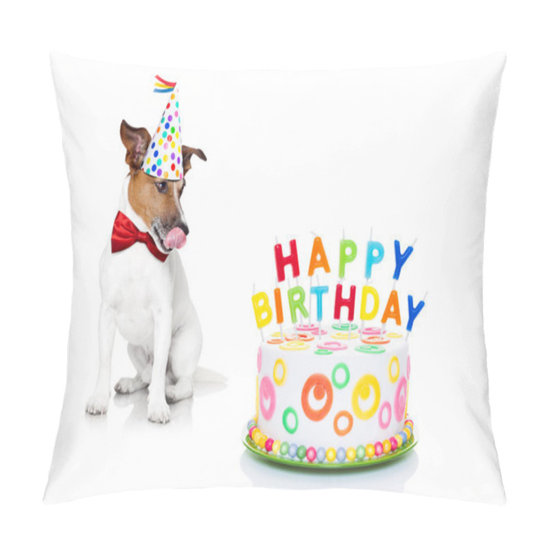Personality  happy birthday dog pillow covers