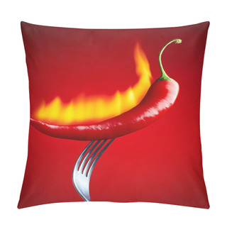 Personality  Burning Red Chili Pepper Pillow Covers