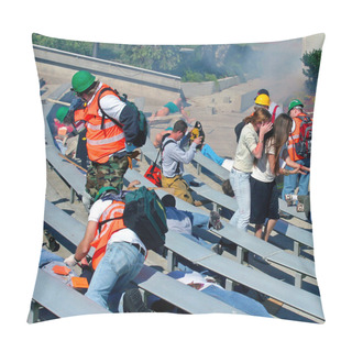 Personality  Mock Community Disaster Excercise Pillow Covers