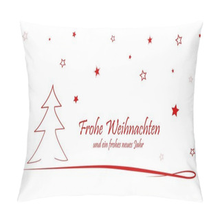 Personality  Christmas Card Merry Christmas And A Happy New Year Pillow Covers