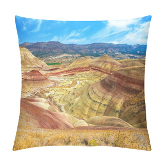 Personality  The Colorful Painted Hills In Eastern Oregon USA America Pillow Covers